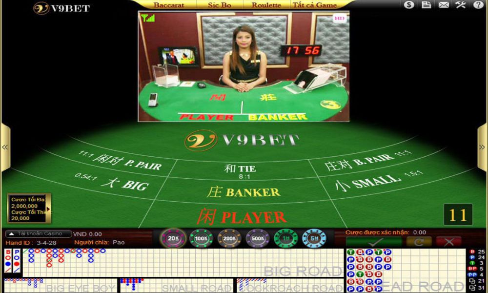 Hướng dẫn luật chơi bài Baccarat